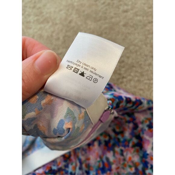 Veronica Beard NWT Spencer Ruffle Skirt, Silk Cream Multicolor, Sz 10, MSRP $348 - Picture 6 of 8